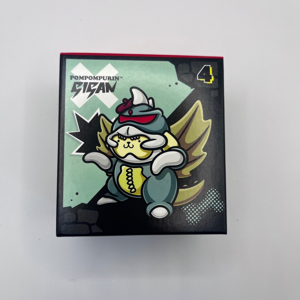 McDonald's Sanrio Pompompurin x Gigan Godzilla Box 4 Figure New Collab